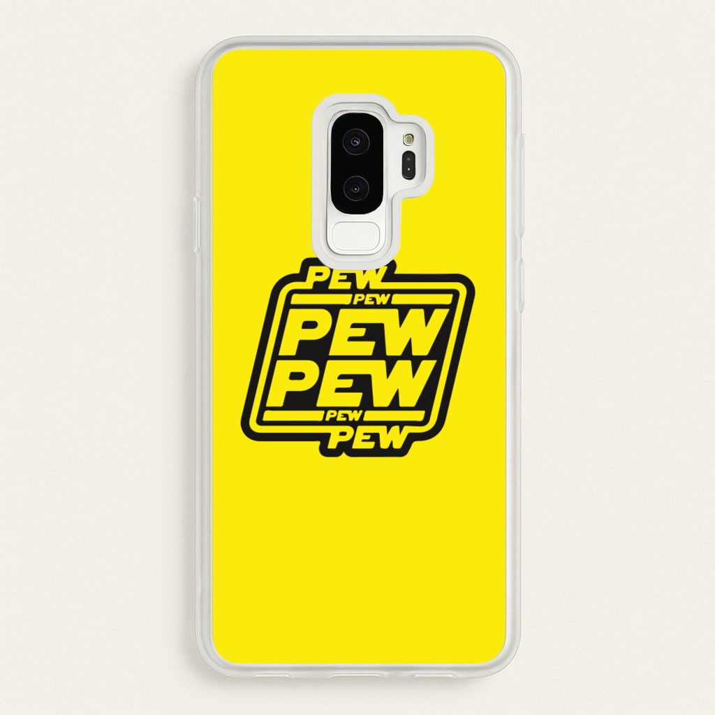 Pew Pew - Star Wars Phone Case for Galaxy S9 Plus