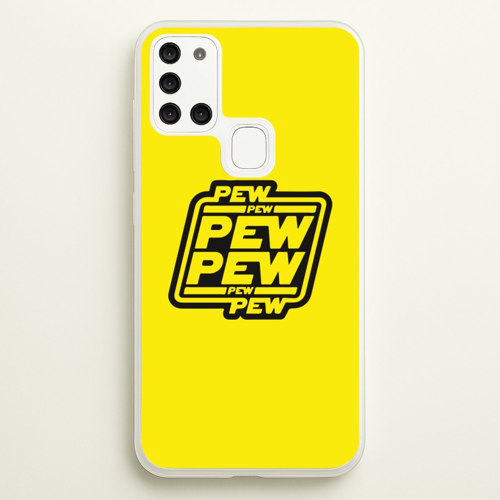 Pew Pew - Star Wars Phone Case for Galaxy A21s