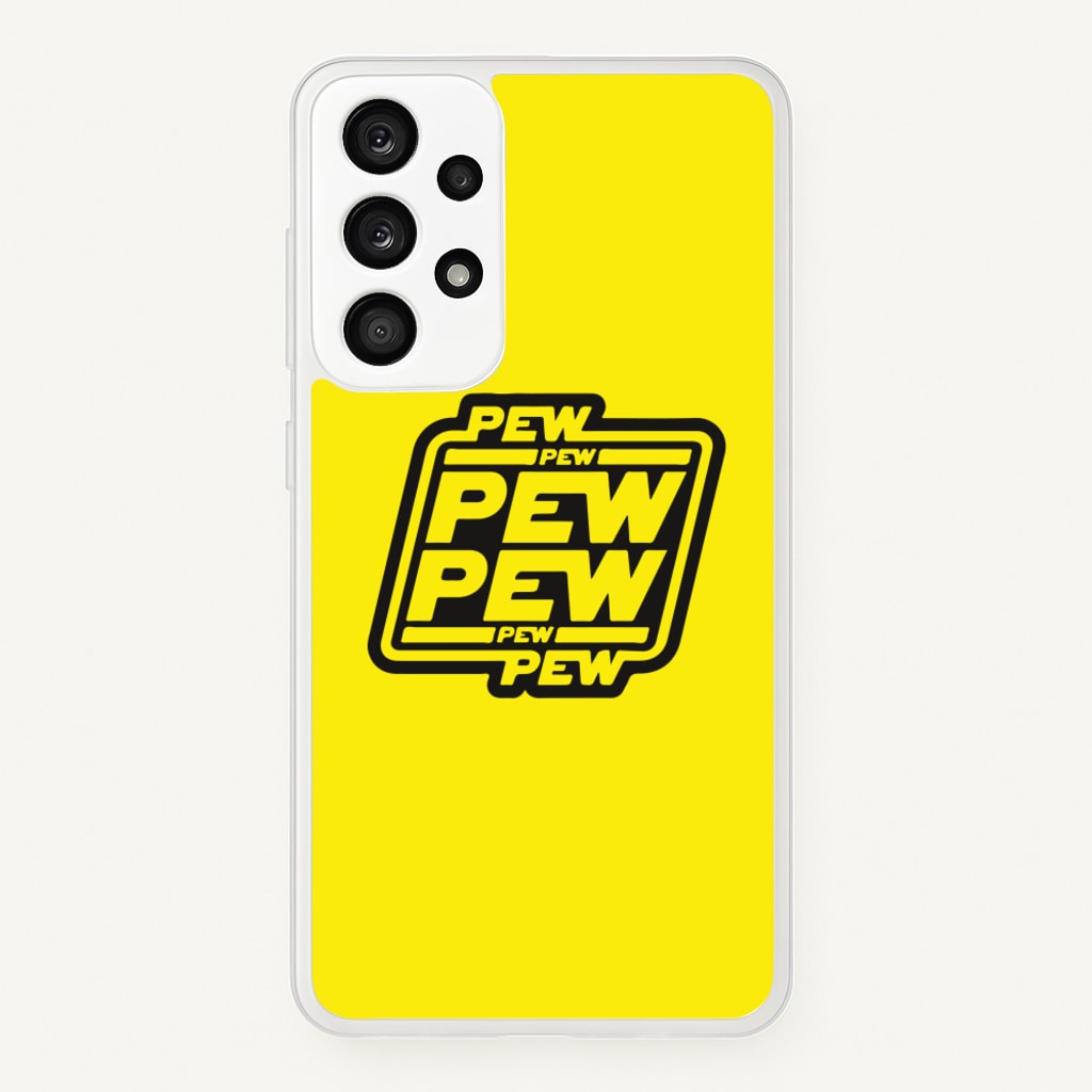 Pew Pew - Star Wars Phone Case for Galaxy A53
