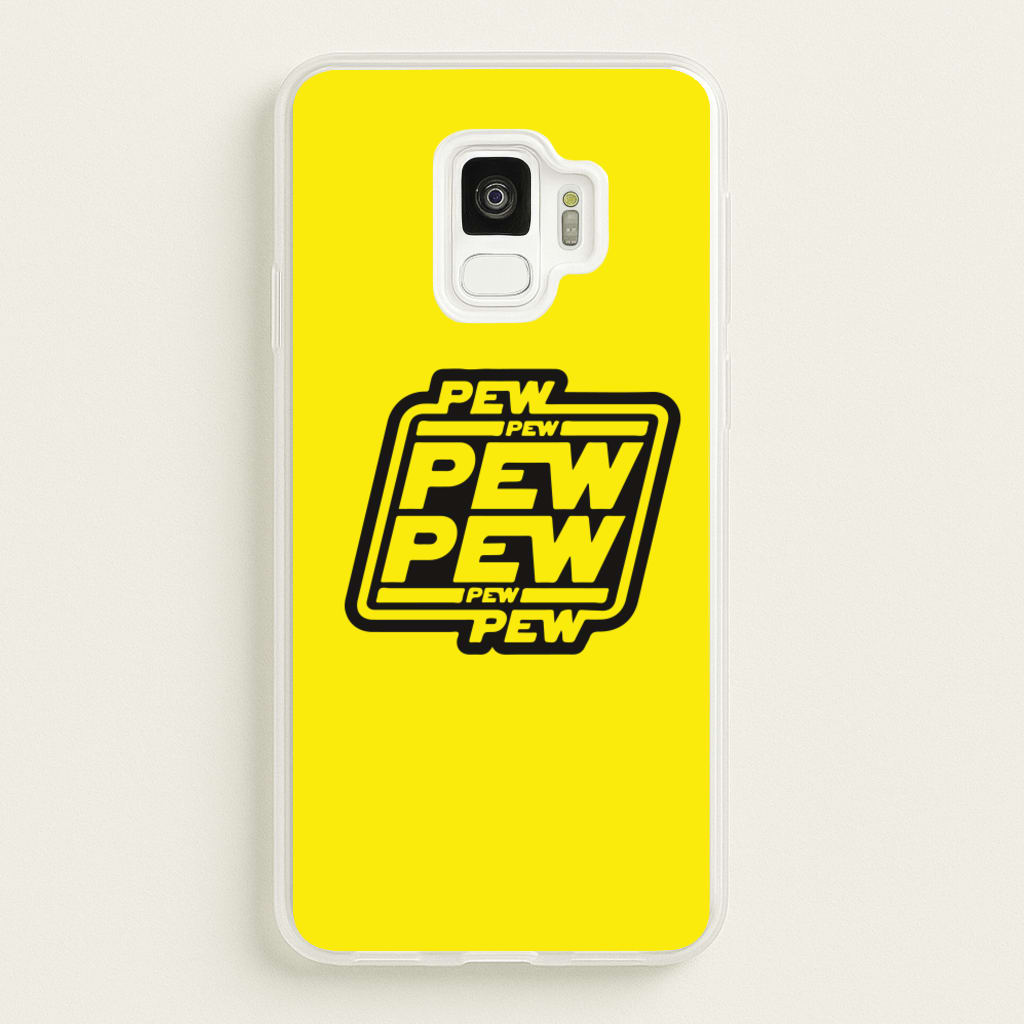 Pew Pew - Star Wars Phone Case for Galaxy S9