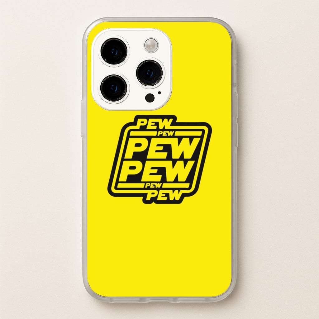Pew Pew - Star Wars Phone Case for iPhone 14 Pro Max