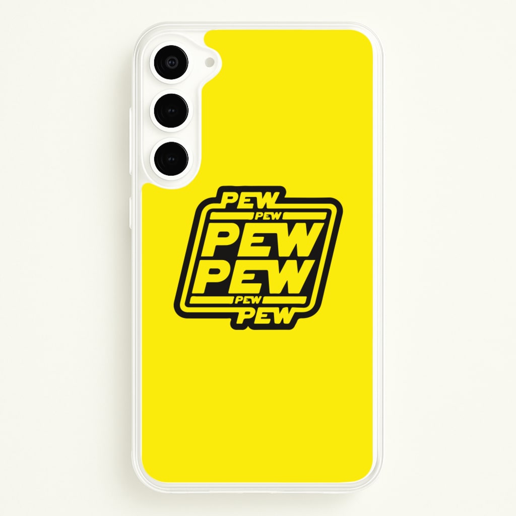 Pew Pew - Star Wars Phone Case for Galaxy S23