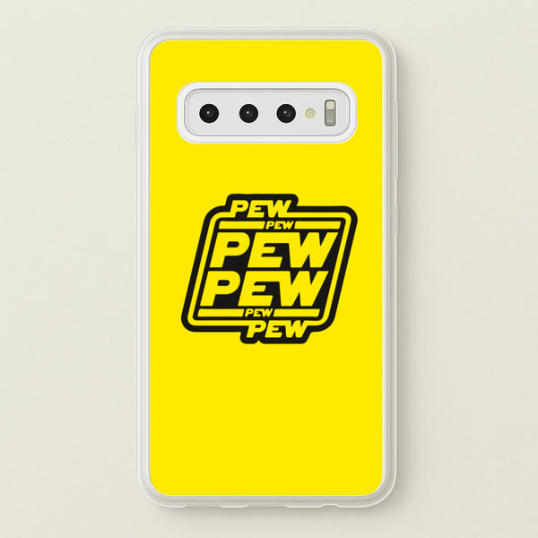 Pew Pew - Star Wars Phone Case for Galaxy S10
