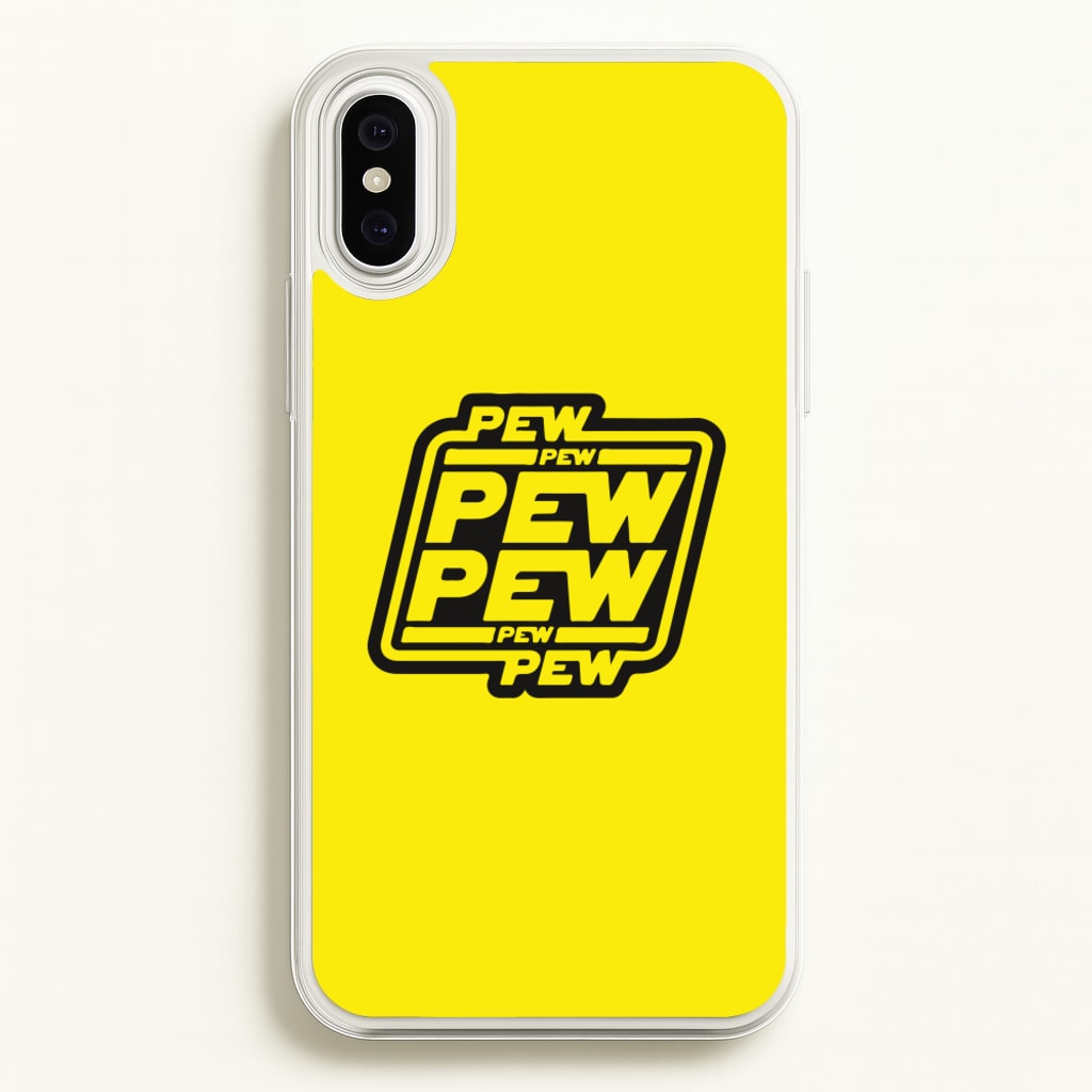 Pew Pew - Star Wars Phone Case for iPhone XS Max
