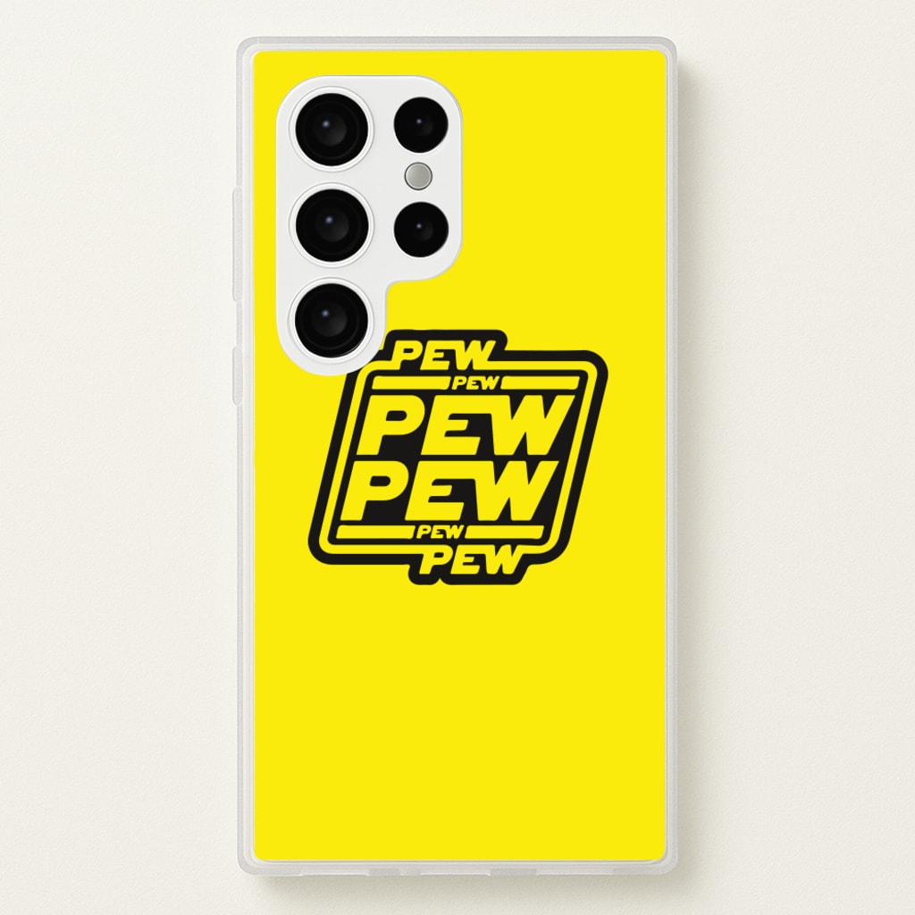 Pew Pew - Star Wars Phone Case for Galaxy S24 Ultra