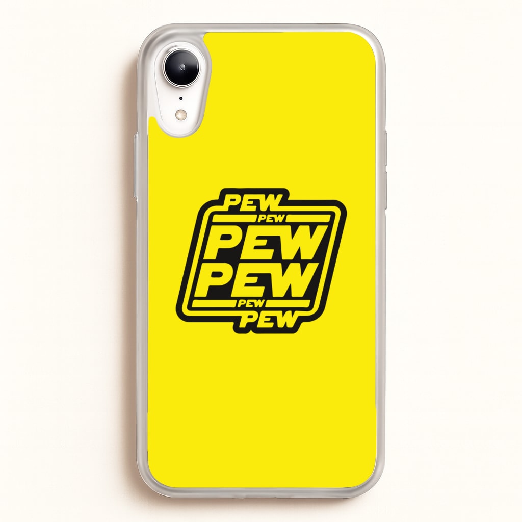 Pew Pew - Star Wars Phone Case for iPhone XR