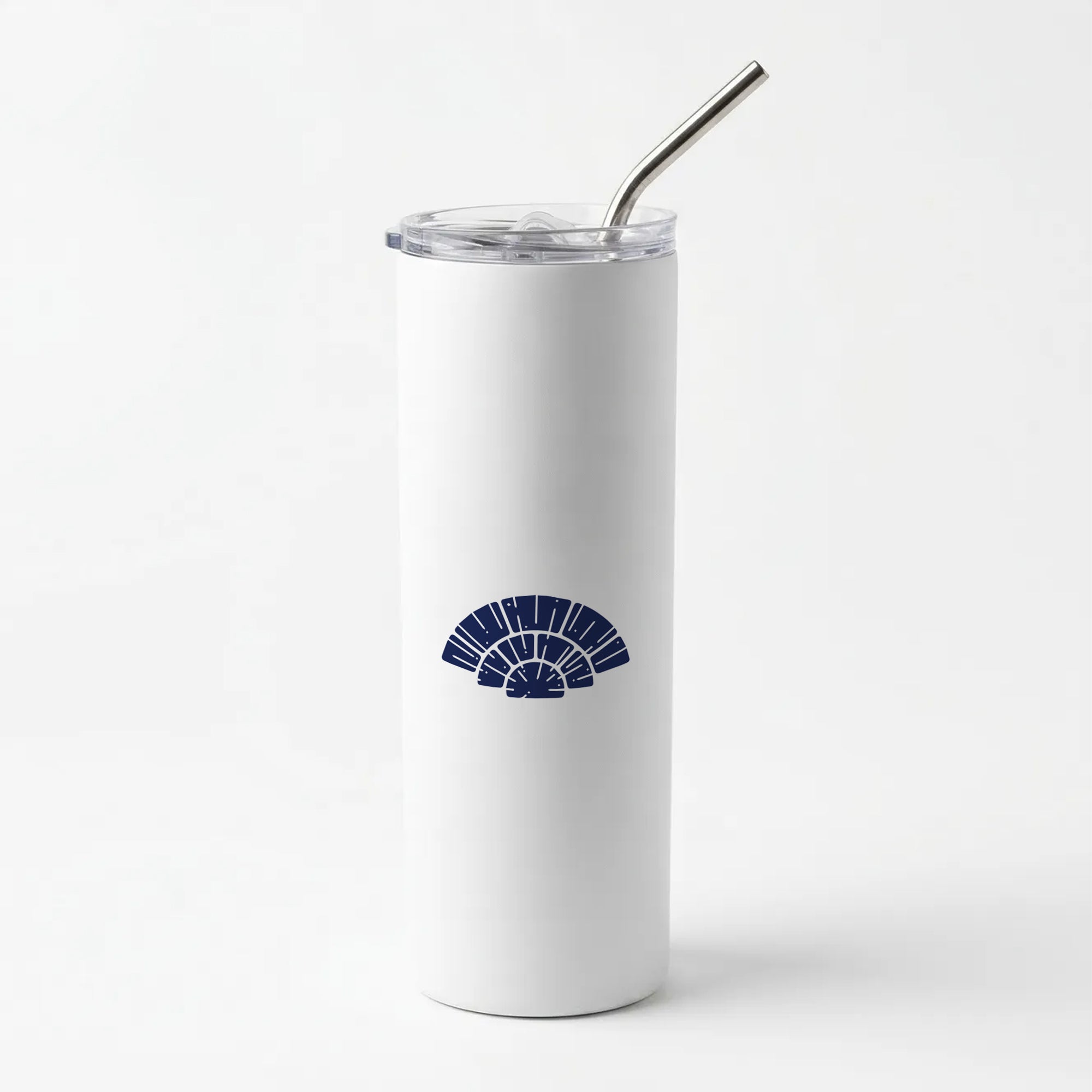 Blue Design Skinny Tumbler