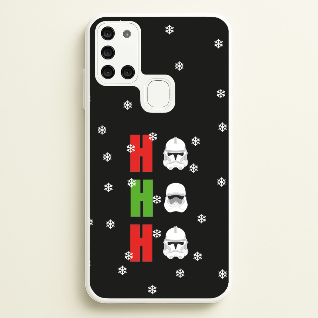 Ho Ho Ho Troopers - Star Wars Phone Case for Galaxy A21s