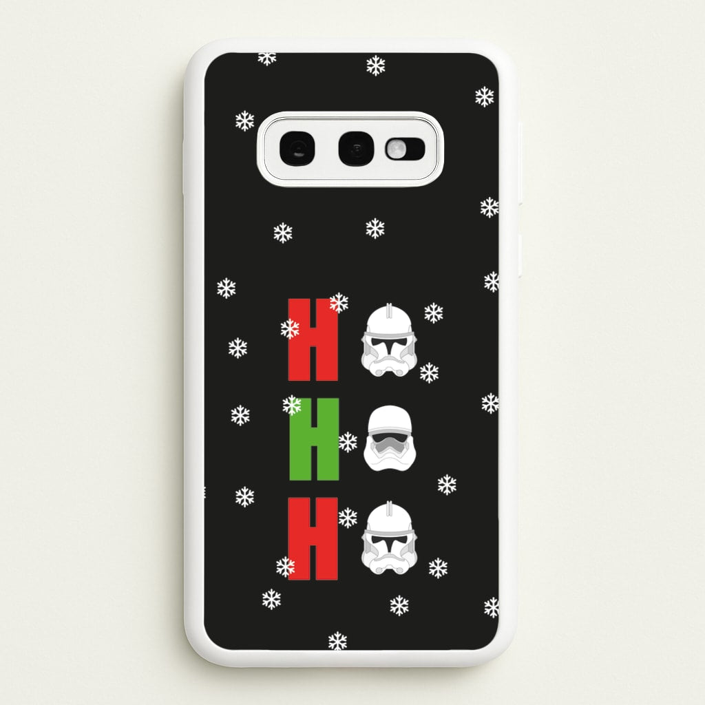 Ho Ho Ho Troopers - Star Wars Phone Case for Galaxy S10e