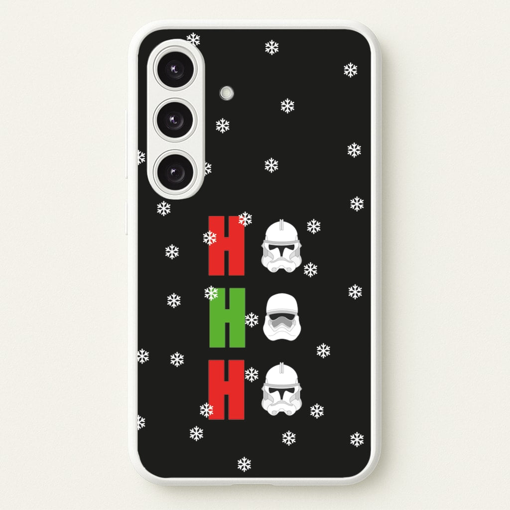 Ho Ho Ho Troopers - Star Wars Phone Case for Galaxy S24FE
