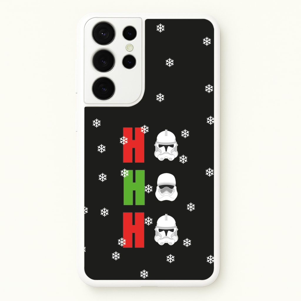 Ho Ho Ho Troopers - Star Wars Phone Case for Galaxy S21 Ultra