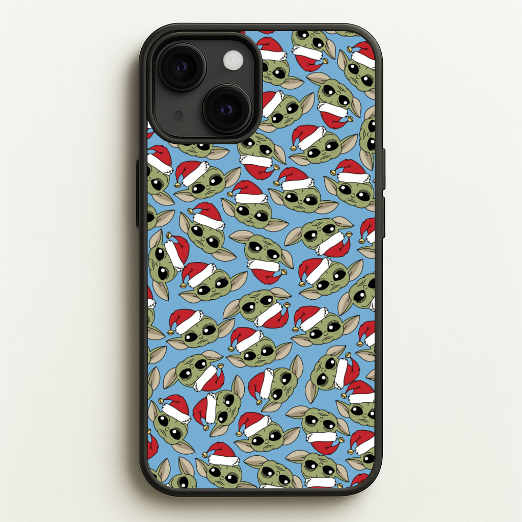 Baby Yoda Christmas Pattern - Star Wars Phone Case for iPhone 13 Mini