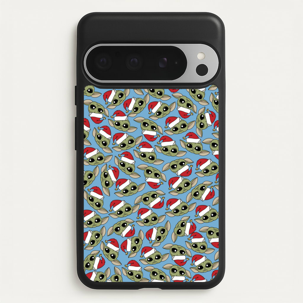 Baby Yoda Christmas Pattern - Star Wars Phone Case for Google Pixel 9 Pro XL