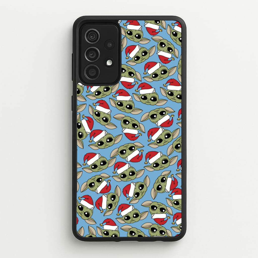 Baby Yoda Christmas Pattern - Star Wars Phone Case for Galaxy A52 / A52s