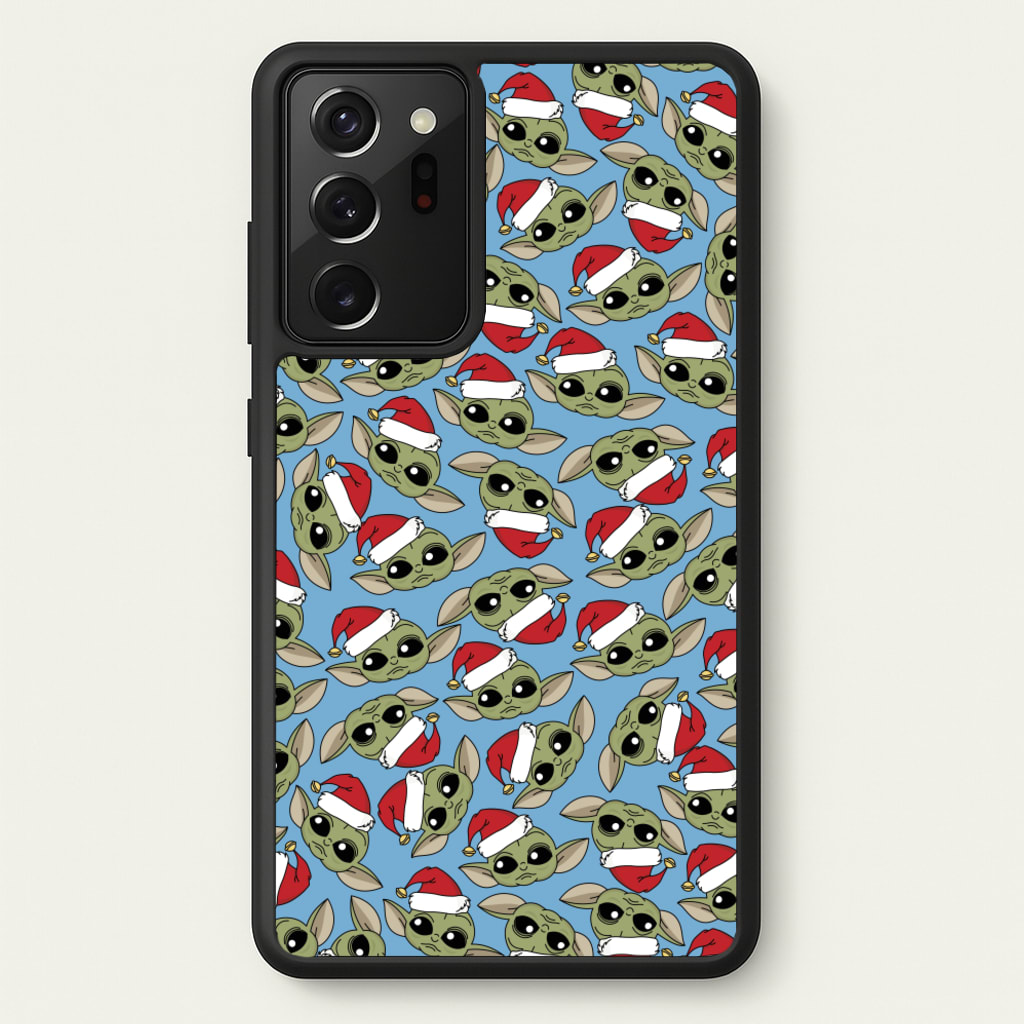 Baby Yoda Christmas Pattern - Star Wars Phone Case for Galaxy Note 20 Ultra