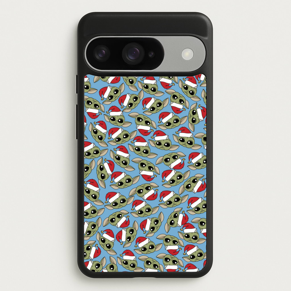 Baby Yoda Christmas Pattern Phone Case for Google Pixel 10 / 10 Pro