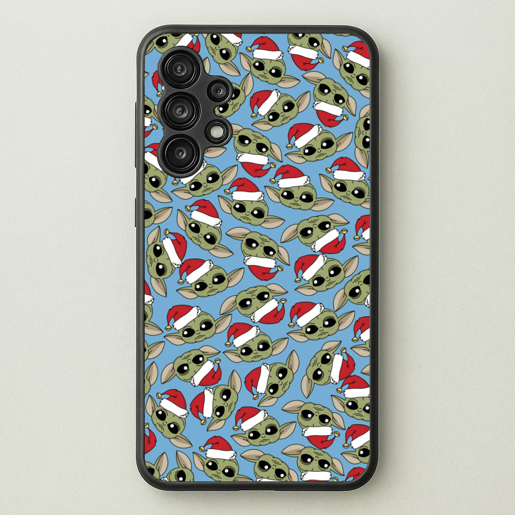Baby Yoda Christmas Pattern - Star Wars Phone Case for Galaxy A13