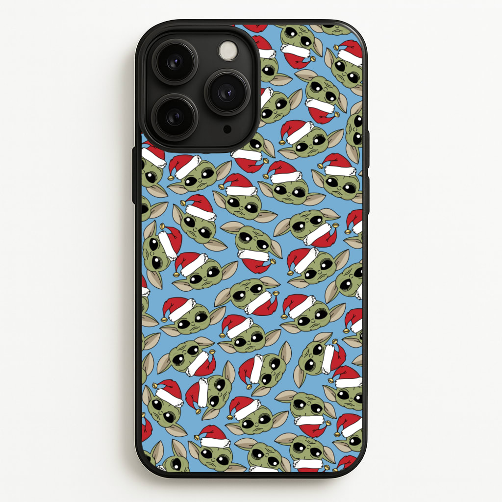 Baby Yoda Christmas Pattern - Star Wars Phone Case for iPhone 11 Pro