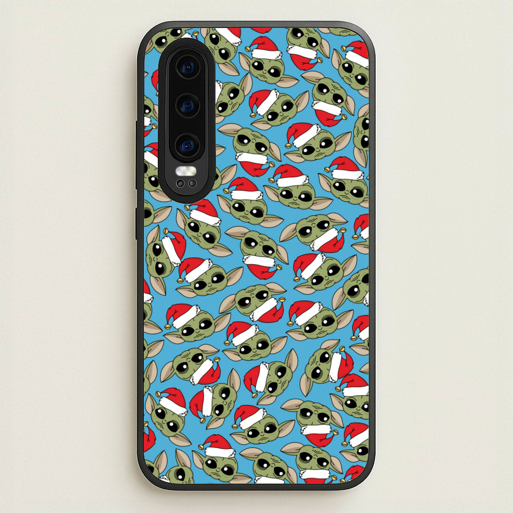 Baby Yoda Christmas Pattern - Star Wars Phone Case for Huawei P30
