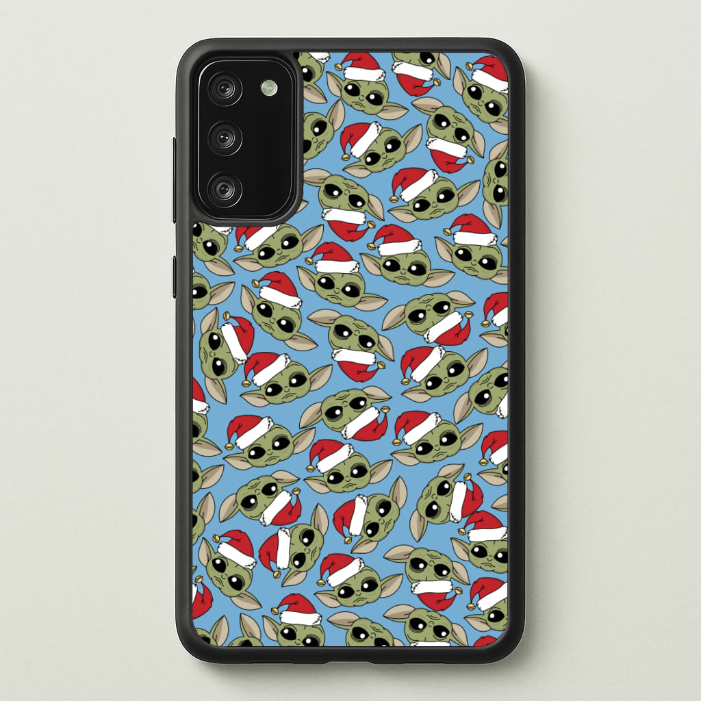 Baby Yoda Christmas Pattern - Star Wars Phone Case for Galaxy S20