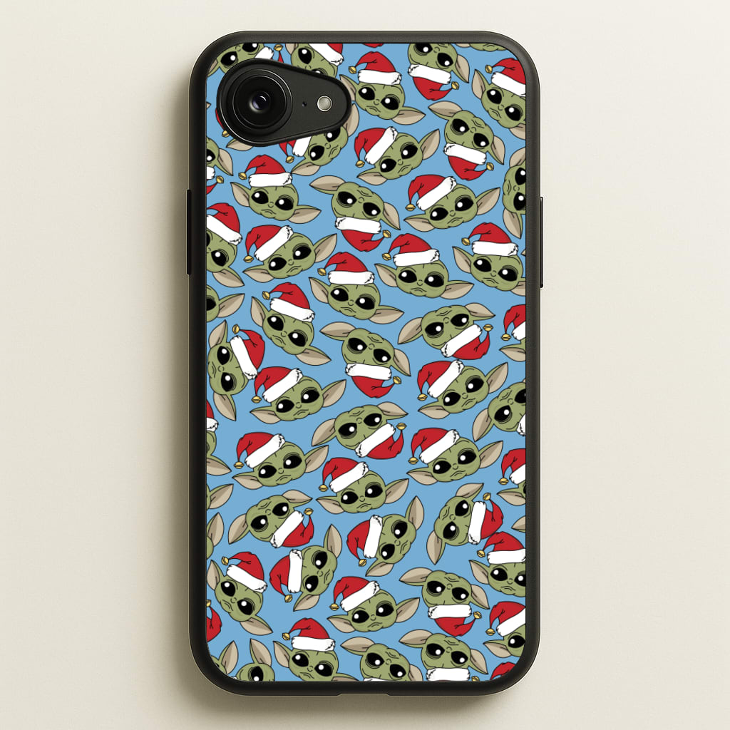 Baby Yoda Christmas Pattern - Star Wars Phone Case for iPhone 16e