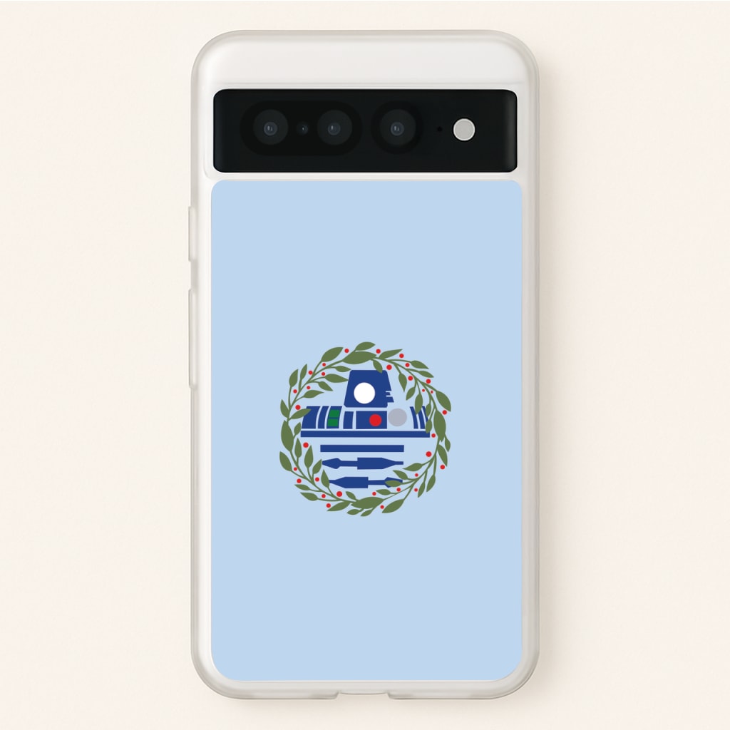 R2D2 Christmas Wreath - Star Wars Phone Case for Google Pixel 7 Pro