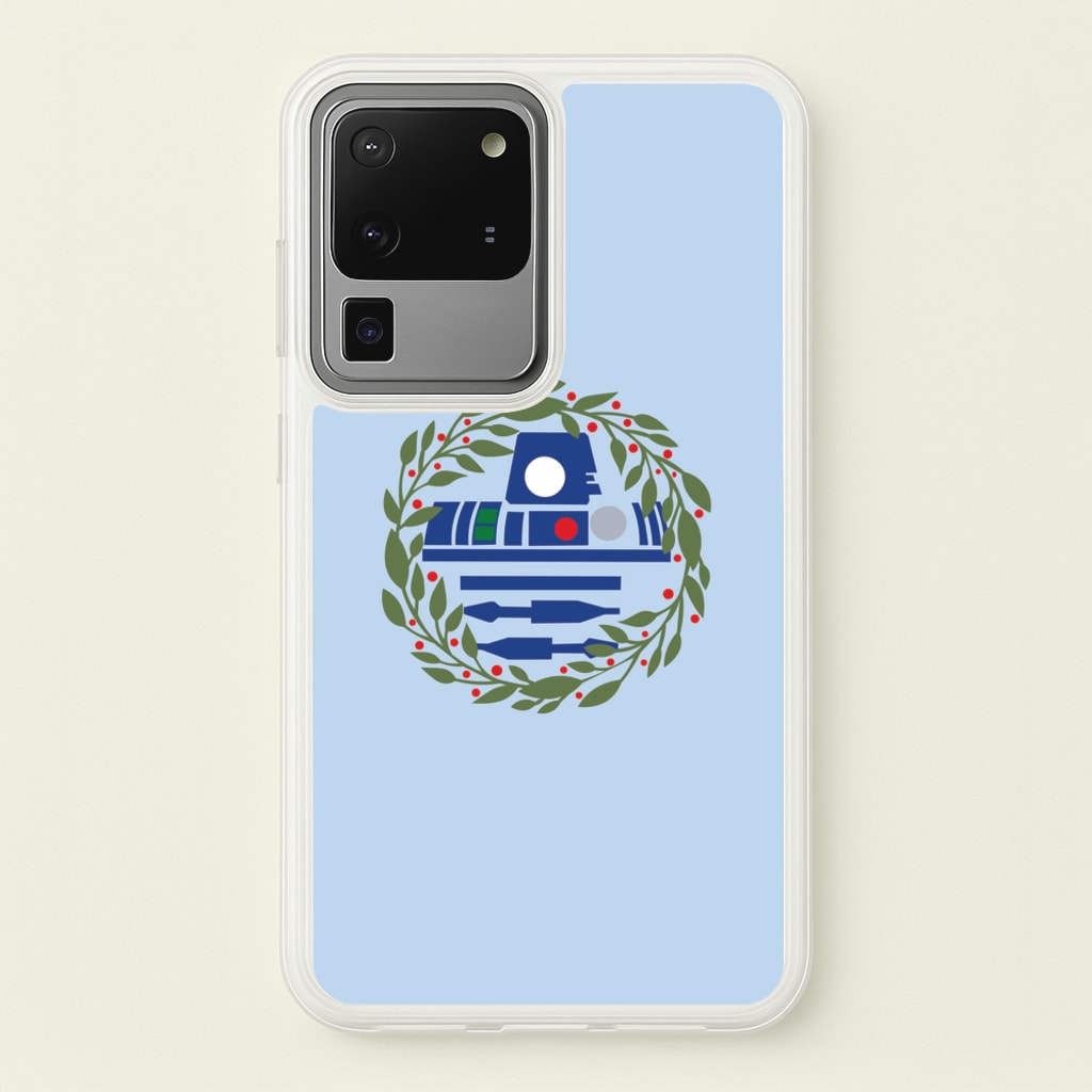 R2D2 Christmas Wreath - Star Wars Phone Case for Galaxy S20 Ultra
