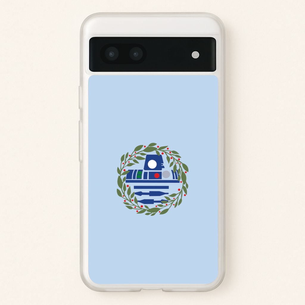 R2D2 Christmas Wreath - Star Wars Phone Case for Google Pixel 7a
