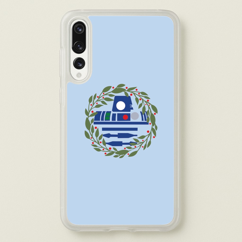 R2D2 Christmas Wreath - Star Wars Phone Case for Huawei P20 Pro