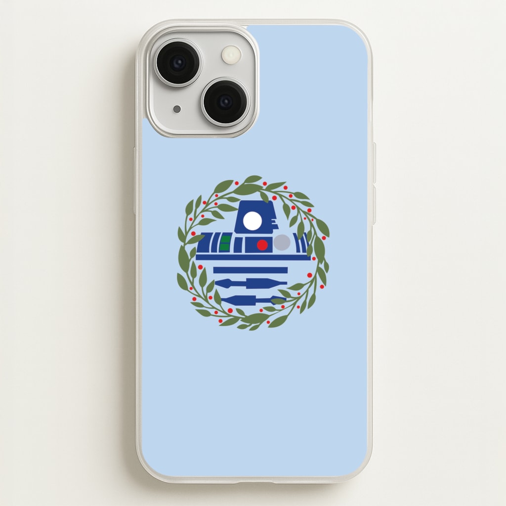 R2D2 Christmas Wreath - Star Wars Phone Case for iPhone 13 Mini
