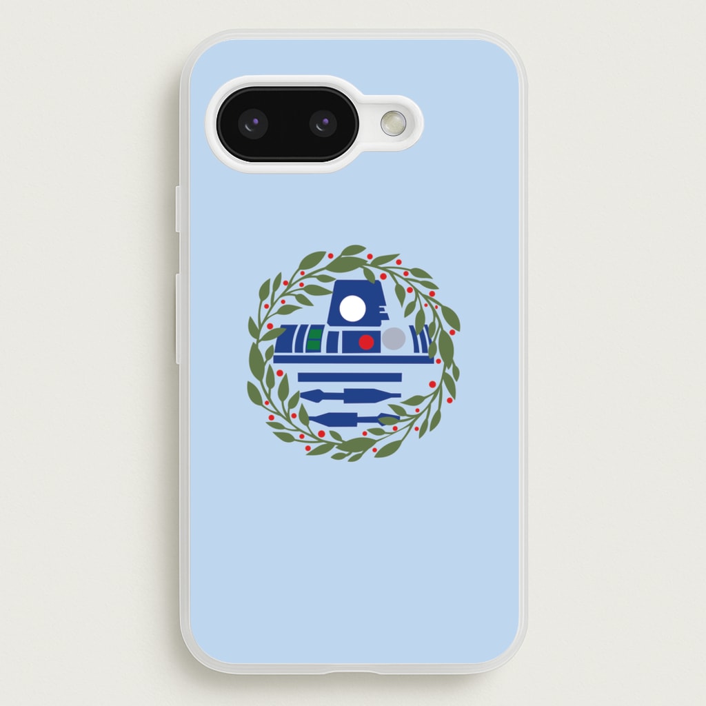 R2D2 Christmas Wreath - Star Wars Phone Case for Google Pixel 9a