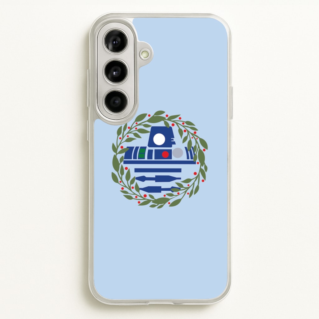 R2D2 Christmas Wreath - Star Wars Phone Case for Galaxy A56