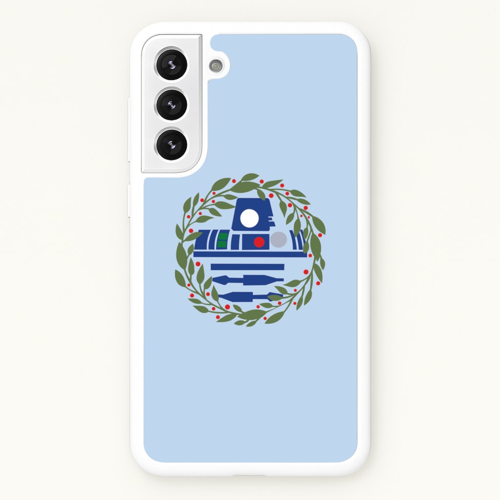 R2D2 Christmas Wreath - Star Wars Phone Case for Galaxy S22 Plus