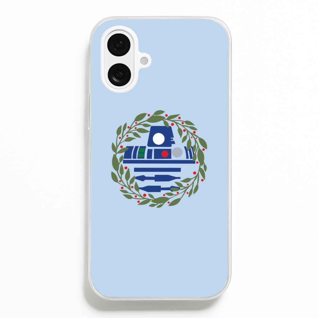 R2D2 Christmas Wreath - Star Wars Phone Case for iPhone 16 Plus