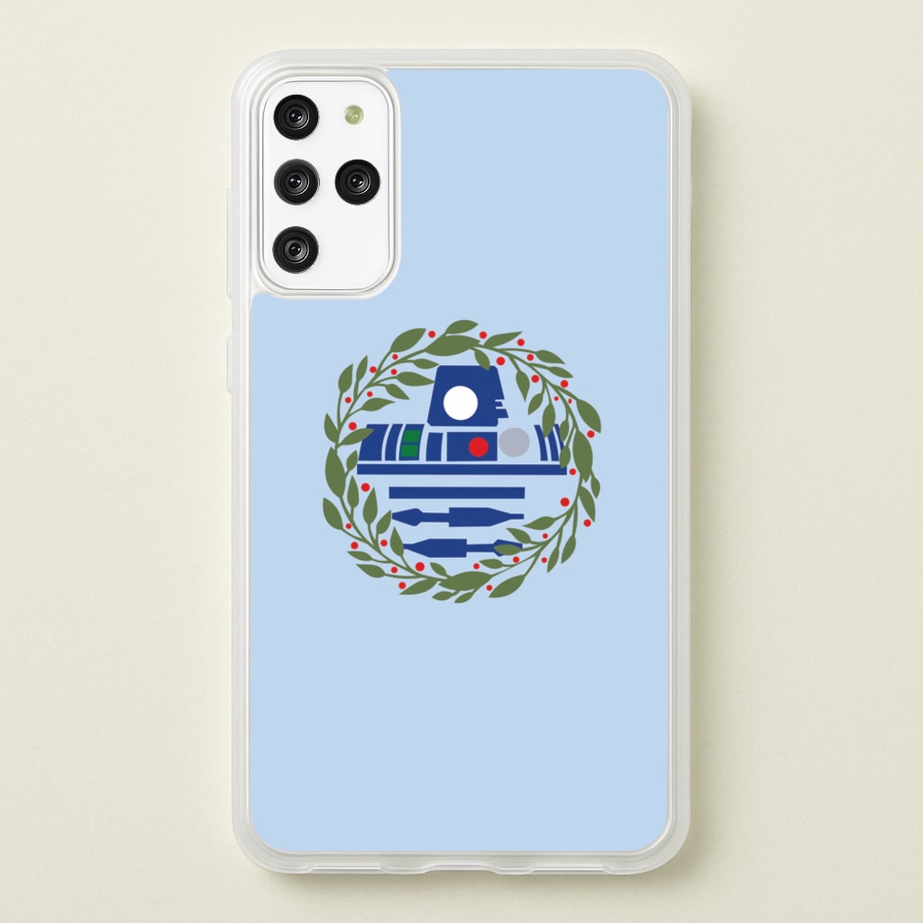 R2D2 Christmas Wreath - Star Wars Phone Case for Galaxy S20 Plus