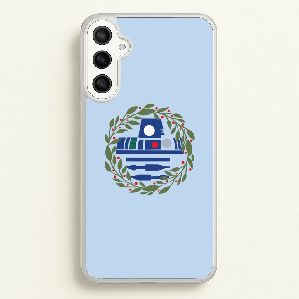 R2D2 Christmas Wreath - Star Wars Phone Case for Galaxy A36