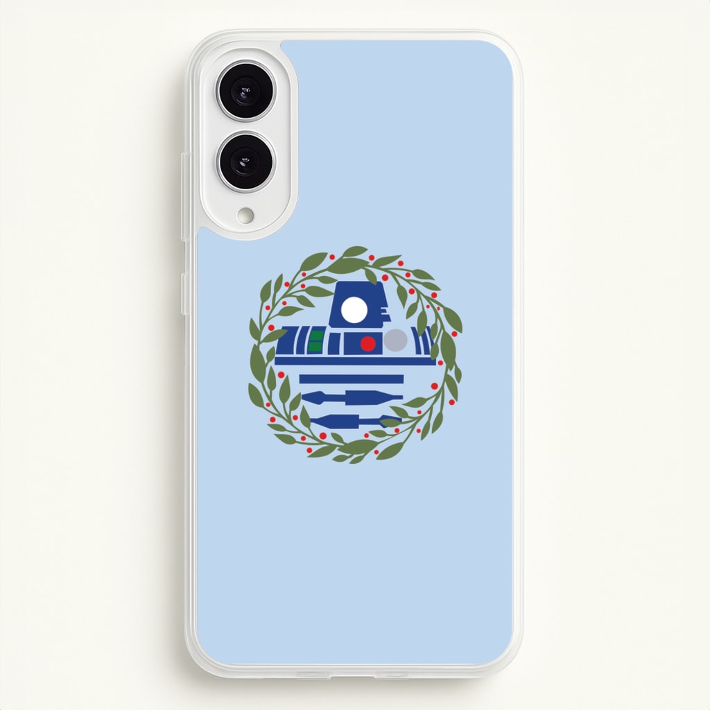 R2D2 Christmas Wreath - Star Wars Phone Case for Galaxy S25 Edge