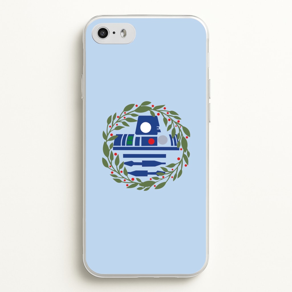 R2D2 Christmas Wreath - Star Wars Phone Case for iPhone 5 / 5s / SE 2016