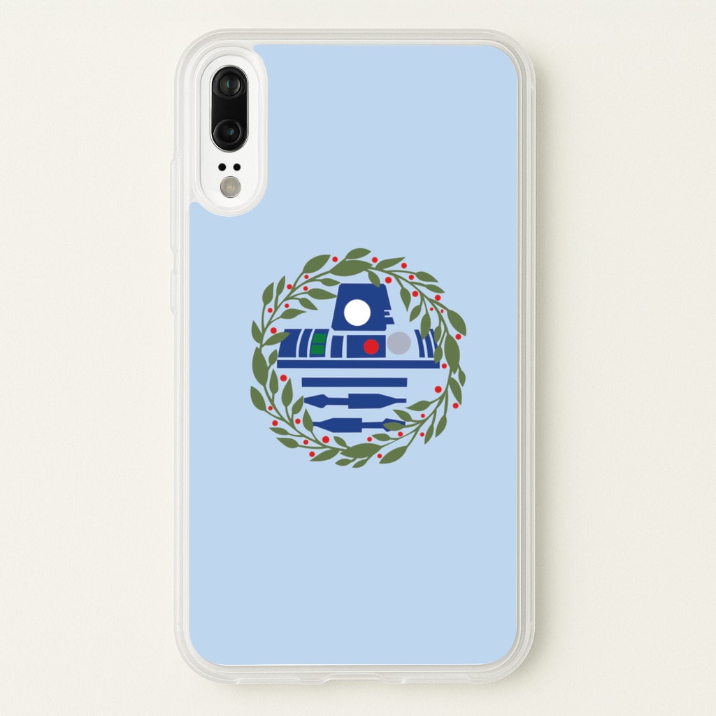 R2D2 Christmas Wreath - Star Wars Phone Case for Huawei P20