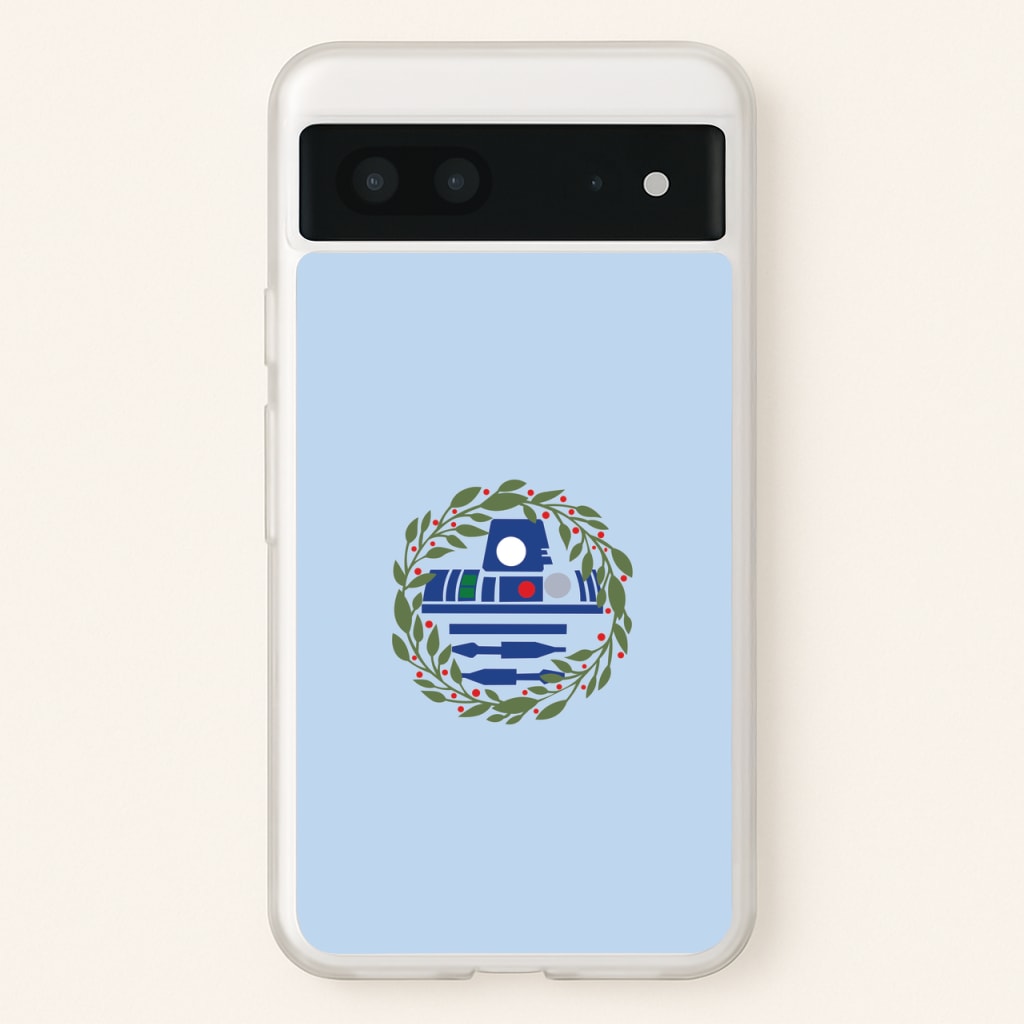 R2D2 Christmas Wreath - Star Wars Phone Case for Google Pixel 7