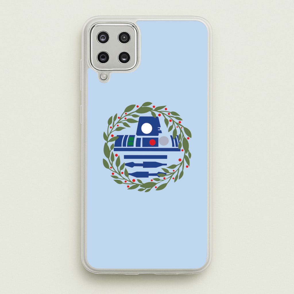 R2D2 Christmas Wreath - Star Wars Phone Case for Galaxy A12