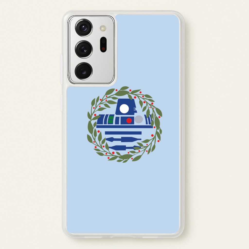 R2D2 Christmas Wreath - Star Wars Phone Case for Galaxy Note 20 Ultra