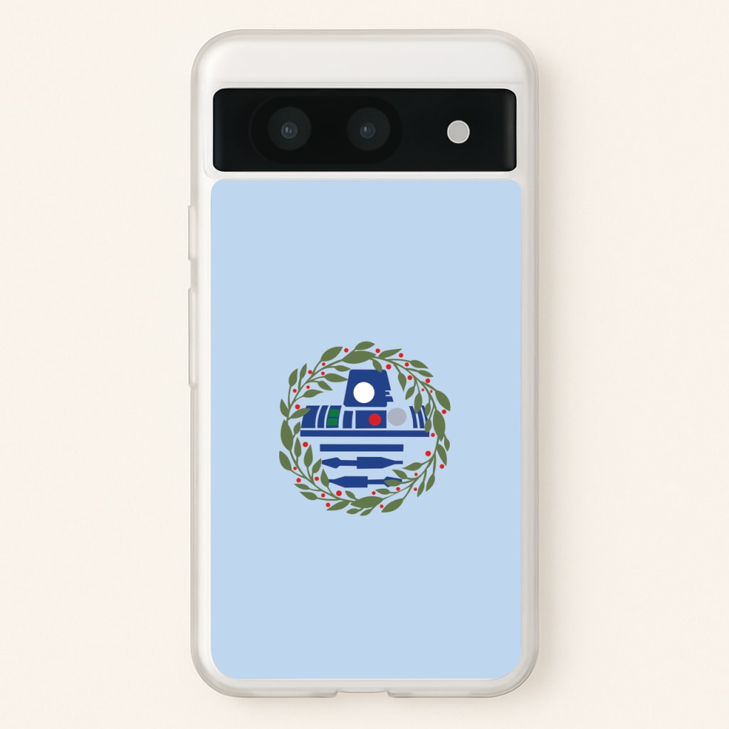R2D2 Christmas Wreath - Star Wars Phone Case for Google Pixel 8a