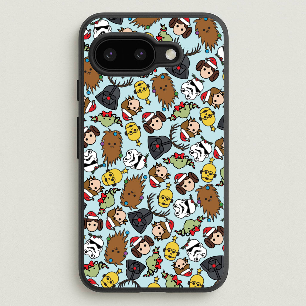 Star Wars Christmas Pattern - Star Wars Phone Case for Google Pixel 9a