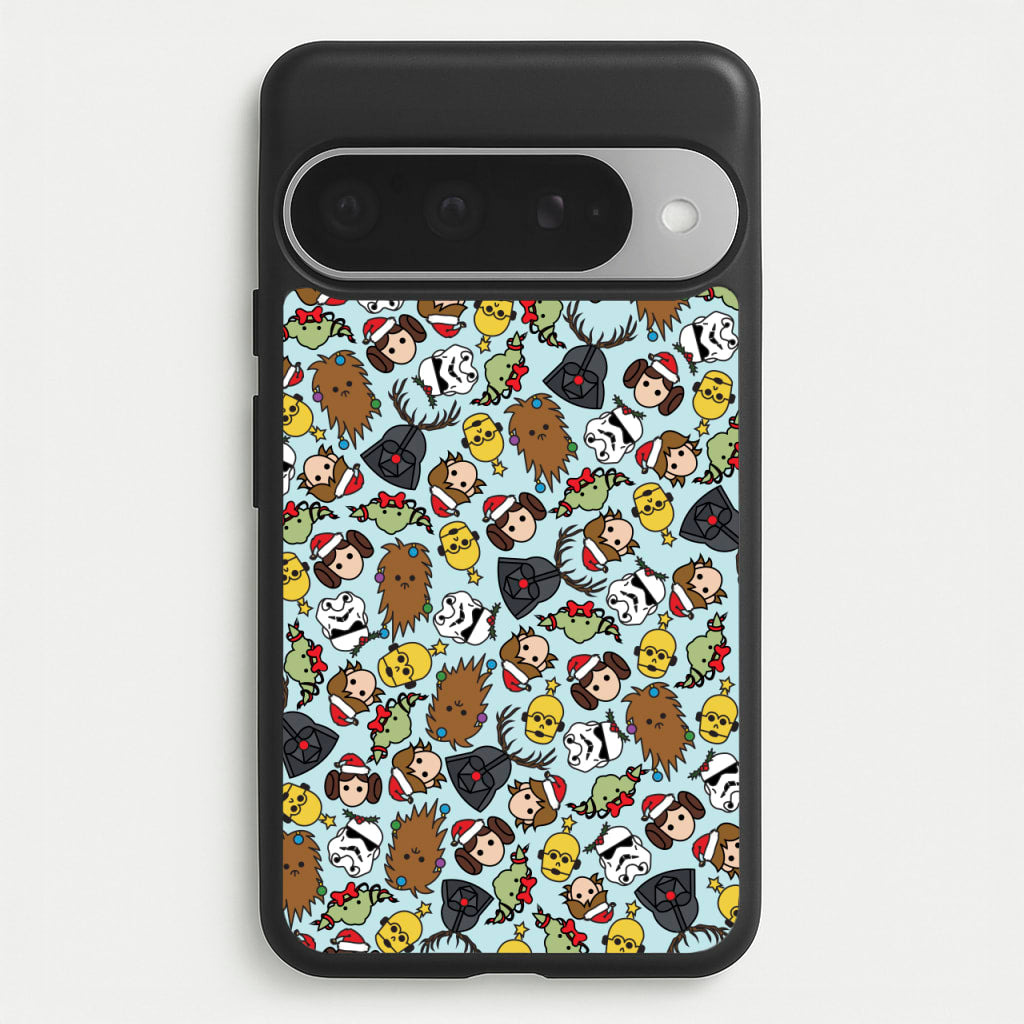 Star Wars Christmas Pattern Phone Case for Google Pixel 10 Pro XL