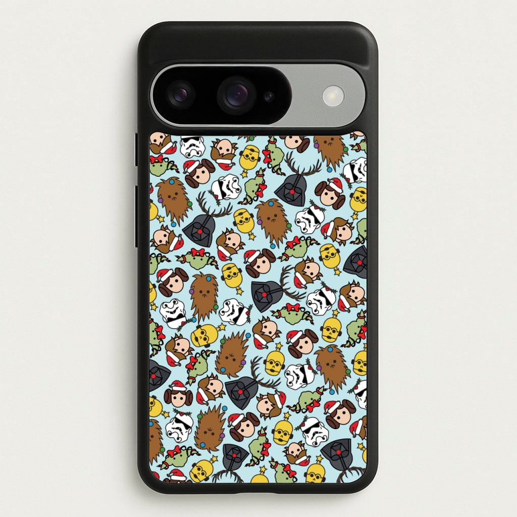 Star Wars Christmas Pattern Phone Case for Google Pixel 10 / 10 Pro