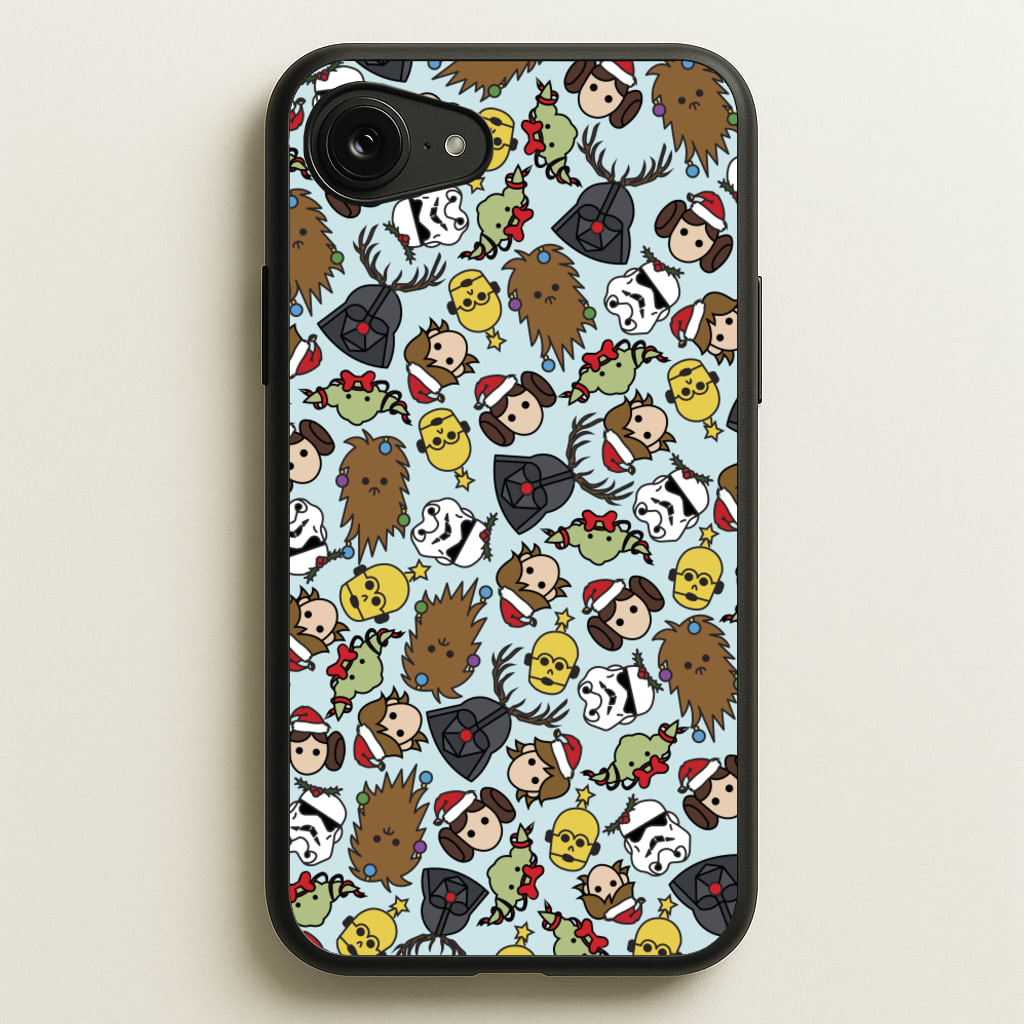 Star Wars Christmas Pattern - Star Wars Phone Case for iPhone 16e