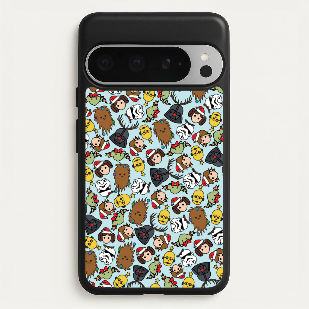 Star Wars Christmas Pattern - Star Wars Phone Case for Google Pixel 9 Pro XL