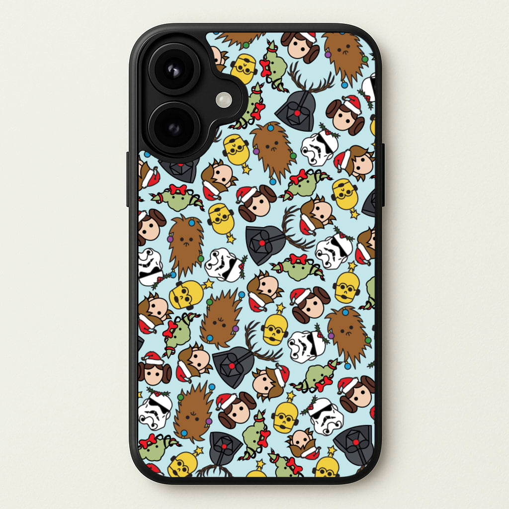Star Wars Christmas Pattern Phone Case for iPhone 17