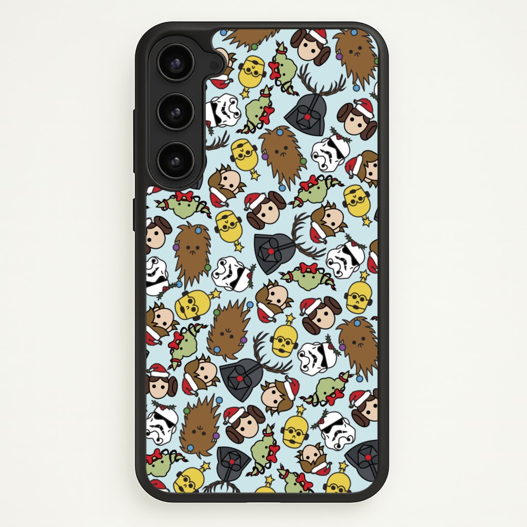 Star Wars Christmas Pattern - Star Wars Phone Case for Galaxy S23